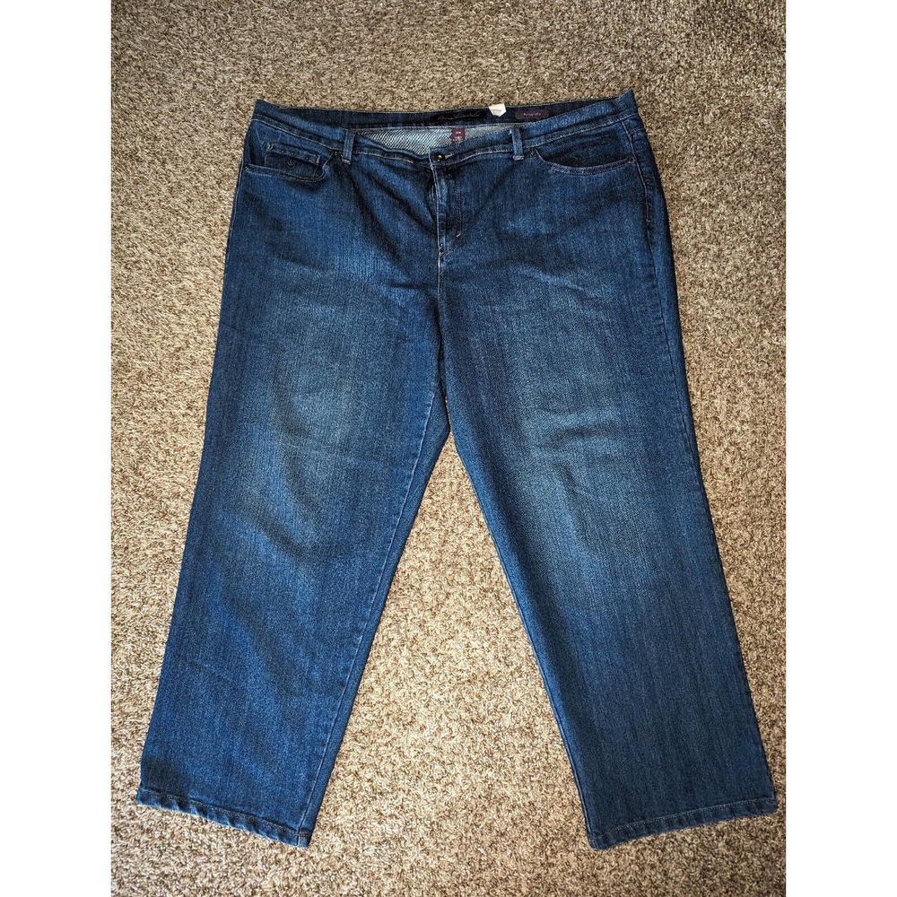 Gloria Vanderbilt Amanda Women's Jeans Blue Denim 22W Plus Size